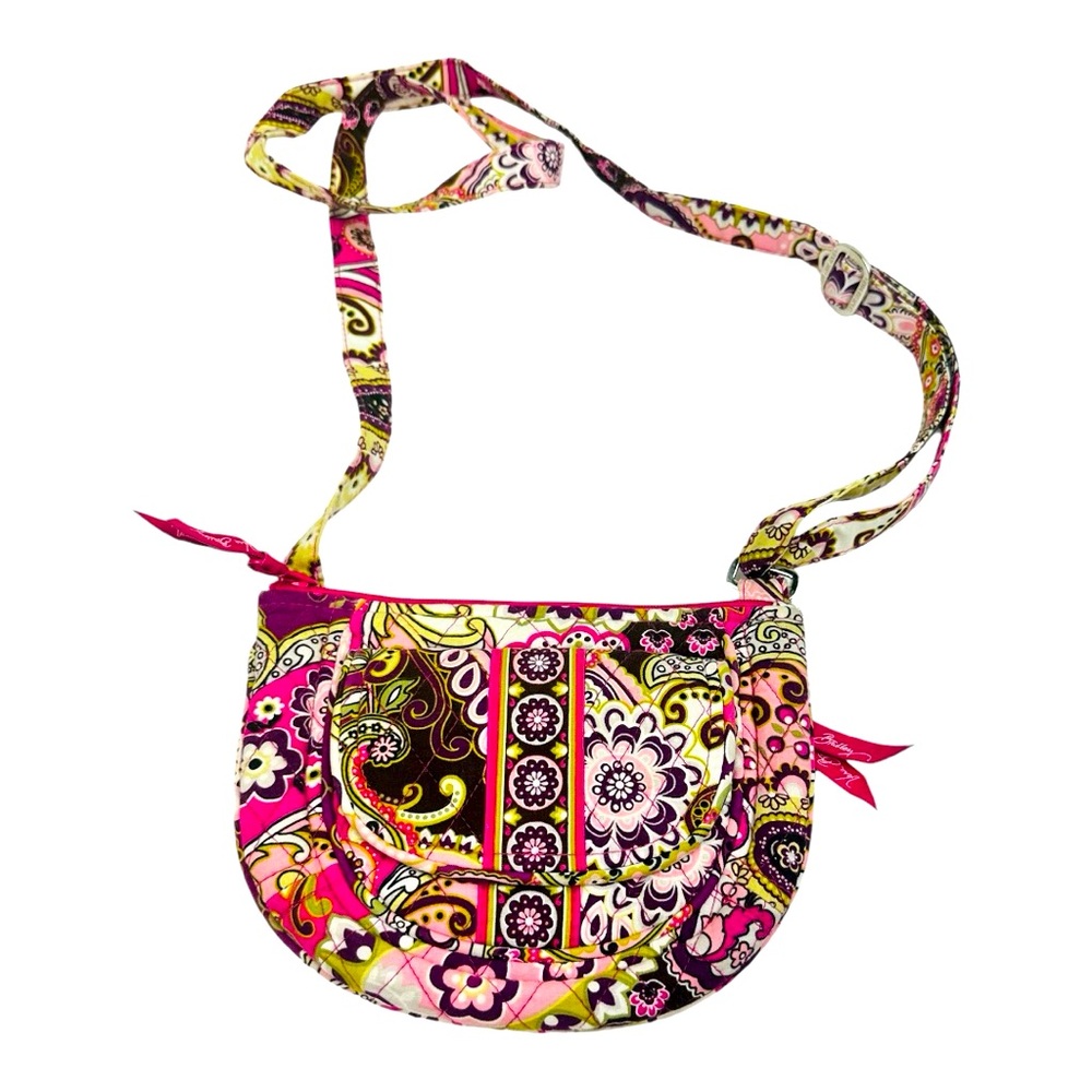 Vera Bradley Very Berry Paisley Clare Crossbody Shoulder Bag Retired Fall 2010